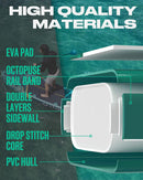 11'6×35" Super Wide Inflatable Paddle Board, Ultra Stable Stand up Paddleboards for 450Lb/3 People/Family/Big Size W/Shoulder Strap, 100L Backpack, All-Round Sup Board, US Fin