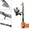 Fishing Rod Reel Combo with Telescopic Fishing Pole Spinning Reel Carrier Bag for Travel Saltwater Freshwater Fishing