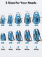 Dry Bag Waterproof for Women Men, 5L/10L/20L/30L/40L Roll Top Lightweight Dry Storage Bag Backpack with Phone Case for Travel Swimming Boating Kayaking Paddle Board Camping Beach Accessories