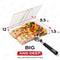 Grill Basket Set, Barbecue BBQ Grilling, Stainless Steel Folding Portable Outdoor Camping Rack for Fish, Shrimp, Vegetables, Cooking Accessories, Gifts for Dad, Husband, Friends
