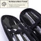 Travel Utensils with Case,  Portable Silverware Set for Work, Stainless Steel Reusable Travel Cutlery Set, Fork and Spoon Set for Camping, Picnic, Gadgets, Lunch Box for Men, Black