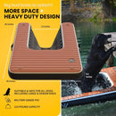 Dog- Inflatable Dock Platform: Safe & Easy Water Access for Dogs up to 230 Lbs; Floating Non-Slip EVA Foam with Dog Boat Ramp for Pool, Dock, & Lake | Military Grade & High Visibility