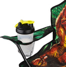 Outdoor Dinosaur Kids Camping Chair – Foldable Children’S Chair for Camping, Tailgates, Beach, – Carrying Bag Included Mesh Cup Holder & Sturdy Construction. Ages 5 to 10 (Patent Pending)