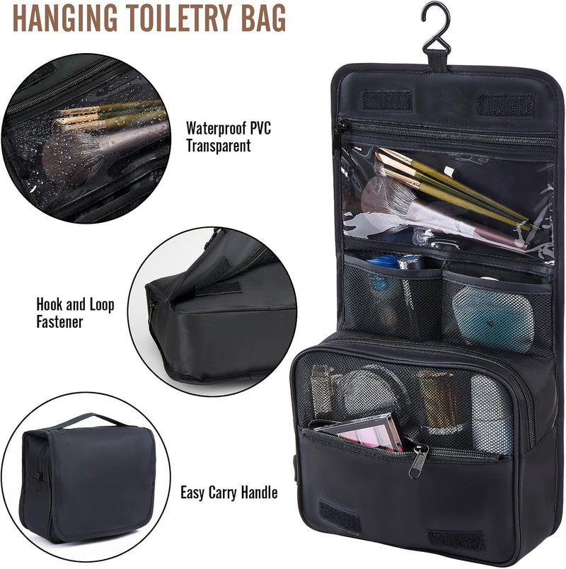 10 Set/8 Set Packing Cubes for Travel Essentials, Suitcase Organizer Bags in 4 Sizes, Carry-On Luggage Accessories with Large Laundry & Toiletry Bag, Must-Have for Airplane, Road Trip & Camping