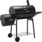 CC1830S 30" BBQ Charcoal Grill and Offset Smoker | 811 Square Inch Cooking Surface, Outdoor for Camping | Black