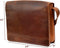 Chelsea Handmade Genuine Leather Crossbody Laptop Messenger Shoulder Bag 14 Inch Satchel for Men and Women Crazy Horse Distressed Vintage Brown