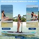 Inflatable Stand up Paddle Board with Premium SUP Accessories – Wide Stable Design with Non-Slip EVA Deck Pad for Adults and Youth of All Skill Levels
