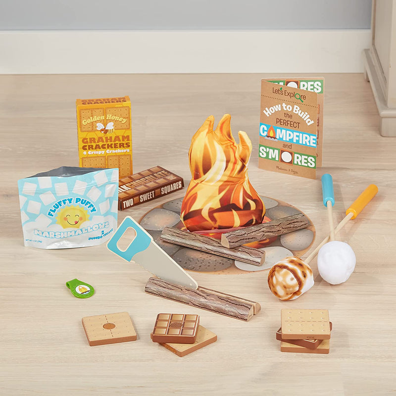 Let'S Explore Campfire S'Mores Play Set Play Campfire Sets for Kids Ages 3+