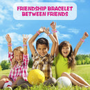 Art Craft Making Kit,Diy Bracelets Jewelry Activity Making Set with Charm Stickers Girls Kids Friendship Birthday Present Party Favor Kits for Ages 6, 7, 8, 9, 10, 11, 12