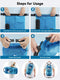 Dry Bag Waterproof for Women Men, 5L/10L/20L/30L/40L Roll Top Lightweight Dry Storage Bag Backpack with Phone Case for Travel Swimming Boating Kayaking Paddle Board Camping Beach Accessories