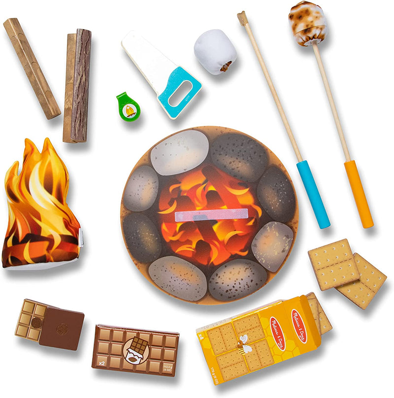 Let'S Explore Campfire S'Mores Play Set Play Campfire Sets for Kids Ages 3+