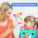 My First Sewing Kit for Beginner Kids Arts & Crafts, 7 Easy DIY Projects of Stuffed Animal Dolls and Plush Pillow Craft, Instructions & Felt, Gift for Girls, Boys, Learn to Sew, Embroidery