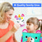 My First Sewing Kit for Beginner Kids Arts & Crafts, 7 Easy DIY Projects of Stuffed Animal Dolls and Plush Pillow Craft, Instructions & Felt, Gift for Girls, Boys, Learn to Sew, Embroidery