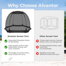 Screen House Gazebo, 6-10-15 Person Pop up Igloo Screened Canopy Tent with Mosquito Netting Sides, Instant UV Resistant Sun Shelter for Garden, Patio, Backyard