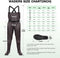 Unisex Fishing Waders 2-Ply Nylon/Pvc Chest Waders for Men, Waterproof Fishing Hunting Waders
