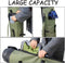 Durable Canvas Fishing Rod & Reel Organizer Bag Travel Carry Case Bag- Holds 5 Poles & Tackle