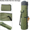 Durable Canvas Fishing Rod & Reel Organizer Bag Travel Carry Case Bag- Holds 5 Poles & Tackle