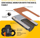 Dog- Inflatable Dock Platform: Safe & Easy Water Access for Dogs up to 230 Lbs; Floating Non-Slip EVA Foam with Dog Boat Ramp for Pool, Dock, & Lake | Military Grade & High Visibility