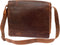 Chelsea Handmade Genuine Leather Crossbody Laptop Messenger Shoulder Bag 14 Inch Satchel for Men and Women Crazy Horse Distressed Vintage Brown