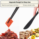 Travel Utensils with Case,  Portable Silverware Set for Work, Stainless Steel Reusable Travel Cutlery Set, Fork and Spoon Set for Camping, Picnic, Gadgets, Lunch Box for Men, Black