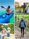 Dry Bag Waterproof for Women Men, 5L/10L/20L/30L/40L Roll Top Lightweight Dry Storage Bag Backpack with Phone Case for Travel Swimming Boating Kayaking Paddle Board Camping Beach Accessories