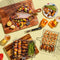 Grill Basket Set, Barbecue BBQ Grilling, Stainless Steel Folding Portable Outdoor Camping Rack for Fish, Shrimp, Vegetables, Cooking Accessories, Gifts for Dad, Husband, Friends