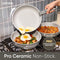 27Pcs Ceramic Cookware Set Nonstick, Pots and Pans Set Non Stick, Non Toxic Cookware, Dishwasher/Oven Safe, Rv/Camping Cookware Set, Pan and Pot with Kitchen Utensils, Dark Gray