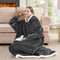 Wearable Blanket Hoodie as Gifts for Women, Long Sherpa Fleece Hooded Blankets with Oversize Hood and Pocket, Warm and Cozy Sweatshirt with Belt, Winter Gift