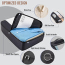 10 Set/8 Set Packing Cubes for Travel Essentials, Suitcase Organizer Bags in 4 Sizes, Carry-On Luggage Accessories with Large Laundry & Toiletry Bag, Must-Have for Airplane, Road Trip & Camping