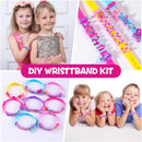 Art Craft Making Kit,Diy Bracelets Jewelry Activity Making Set with Charm Stickers Girls Kids Friendship Birthday Present Party Favor Kits for Ages 6, 7, 8, 9, 10, 11, 12
