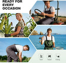 Unisex Fishing Waders 2-Ply Nylon/Pvc Chest Waders for Men, Waterproof Fishing Hunting Waders