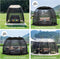 Screen House Gazebo, 6-10-15 Person Pop up Igloo Screened Canopy Tent with Mosquito Netting Sides, Instant UV Resistant Sun Shelter for Garden, Patio, Backyard