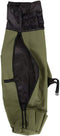 Durable Canvas Fishing Rod & Reel Organizer Bag Travel Carry Case Bag- Holds 5 Poles & Tackle