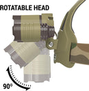 Camouflaged Headlamp Ultra Bright USB Rechargeable Head Lamp. Tactical Head Flashlight Designed Especially for Hunting & Fishing. LED Headlamps LUMINUS 1080 Lumens Headlight with Red Light