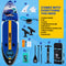 TRUISLAND Inflatable Paddle Board, Stand up Paddle Board with Backpack, Non-Slip Thickened Deckpad, Waterproof Phone Case, Leash, Paddle, Hand Pump