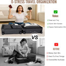 10 Set/8 Set Packing Cubes for Travel Essentials, Suitcase Organizer Bags in 4 Sizes, Carry-On Luggage Accessories with Large Laundry & Toiletry Bag, Must-Have for Airplane, Road Trip & Camping